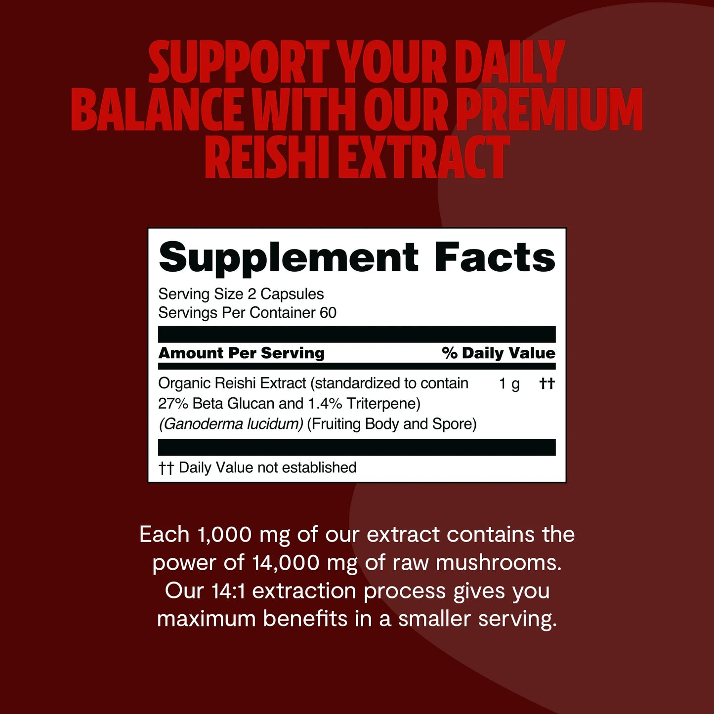 Reishi Mushroom Extract Capsules - Trending Wellness Store