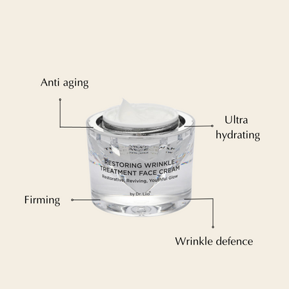Restoring Wrinkle Treatment Face Cream – Vegan, Hypoallergenic, Gluten-Free Anti-Aging Formula - Trending Wellness Store