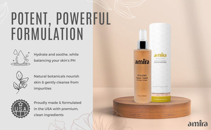 Revitalize Your Beauty: Amira Hydrating Facial Toner With Vegan Collagen - Trending Wellness Store