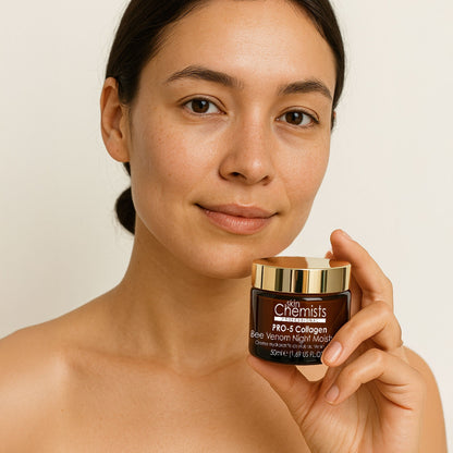SC Pro-5 Collagen Bee Venom Night Moisturiser 50ml - Trending Wellness Store