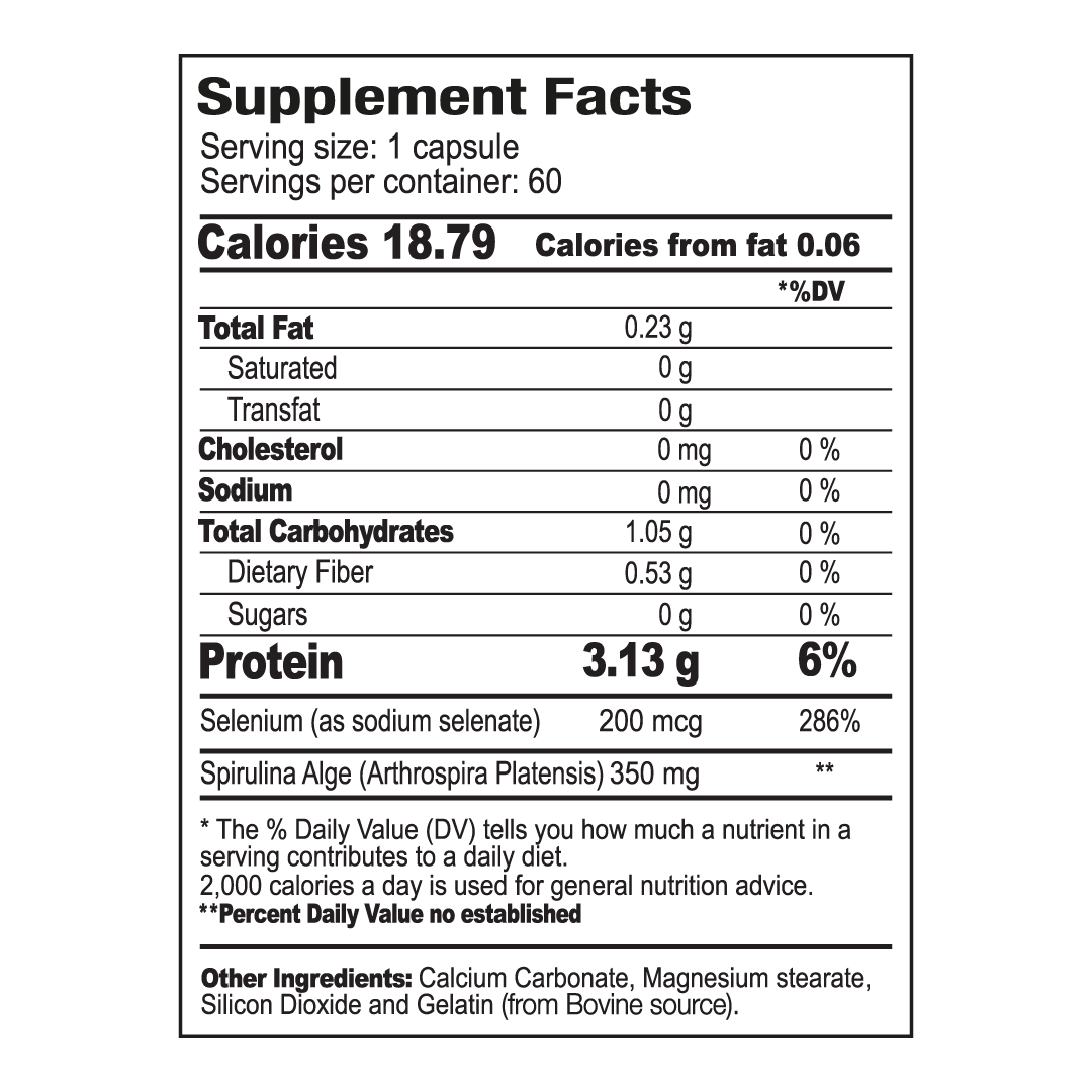 Selenium + Spirulina - Trending Wellness Store