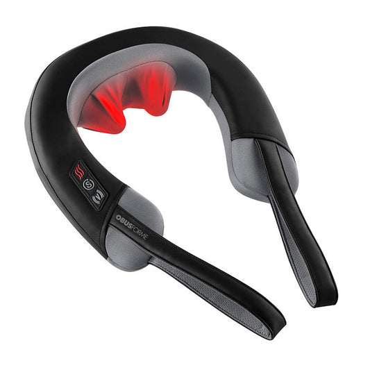 Obusforme Shiatsu & Vibration Neck Massager w/ Heat – 3 Modes, Integrated Controls, Chiropractor-Endorsed - Trending Wellness Store