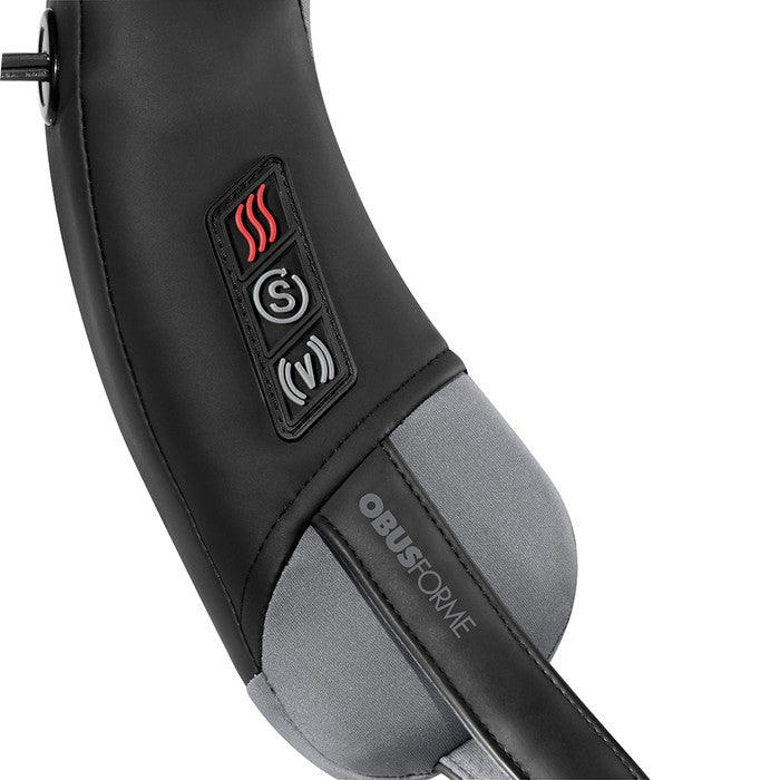 Obusforme Shiatsu & Vibration Neck Massager w/ Heat – 3 Modes, Integrated Controls, Chiropractor-Endorsed - Trending Wellness Store
