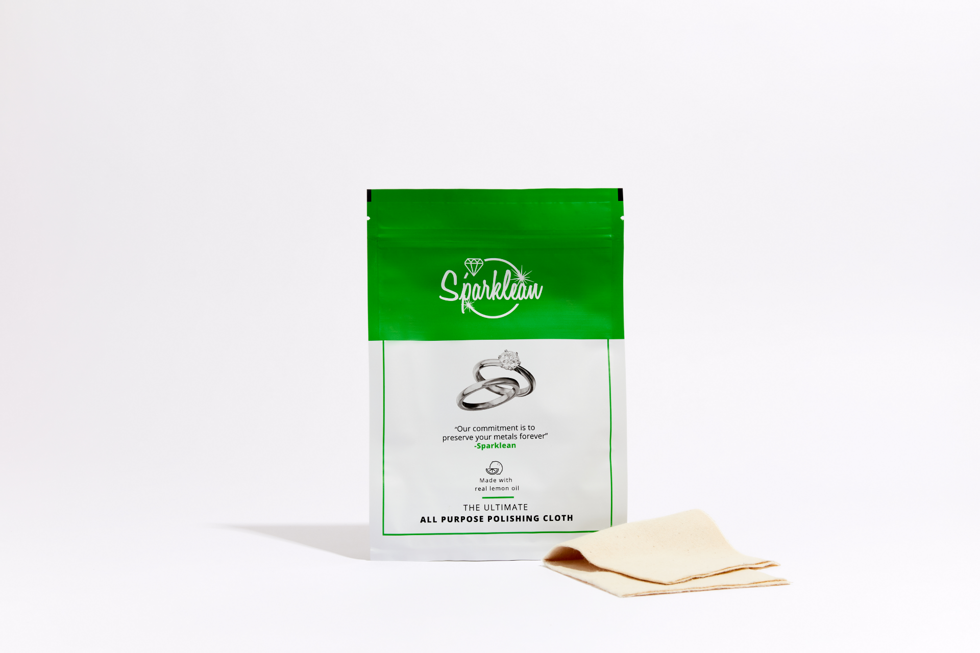 Lemon-Infused Polishing Cloth: Tackle Tarnish & Scratches on Metals - Trending Wellness Store