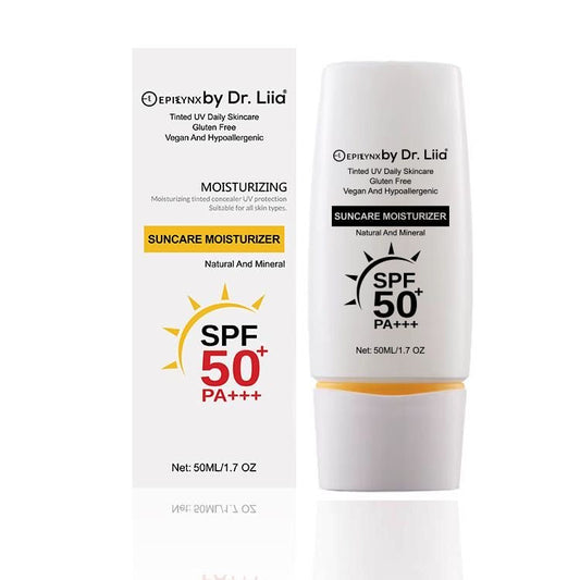 Illuminating Mineral Sunscreen SPF 50 – Vegan, Gluten-Free Moisturizing Sun Care for Sensitive Skin - Trending Wellness Store