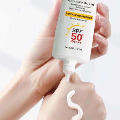 SPF 50 Mineral Moisturizer – Hydrating, Vegan & Sensitive-Skin Friendly - Trending Wellness Store