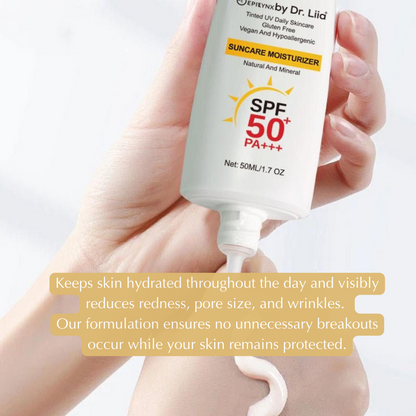 SPF 50 Mineral Moisturizer – Hydrating, Vegan & Sensitive-Skin Friendly - Trending Wellness Store