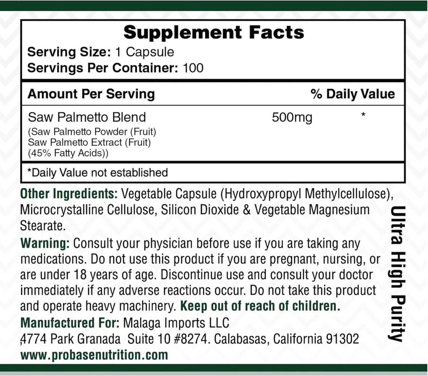 Saw Palmetto for Men's Prostate Health – Supports Prostate, Urinary & Hair Wellness – Powerful DHT Blocker for Male Health – 3+ Month Supply of Saw Palmetto Extract - Trending Wellness Store