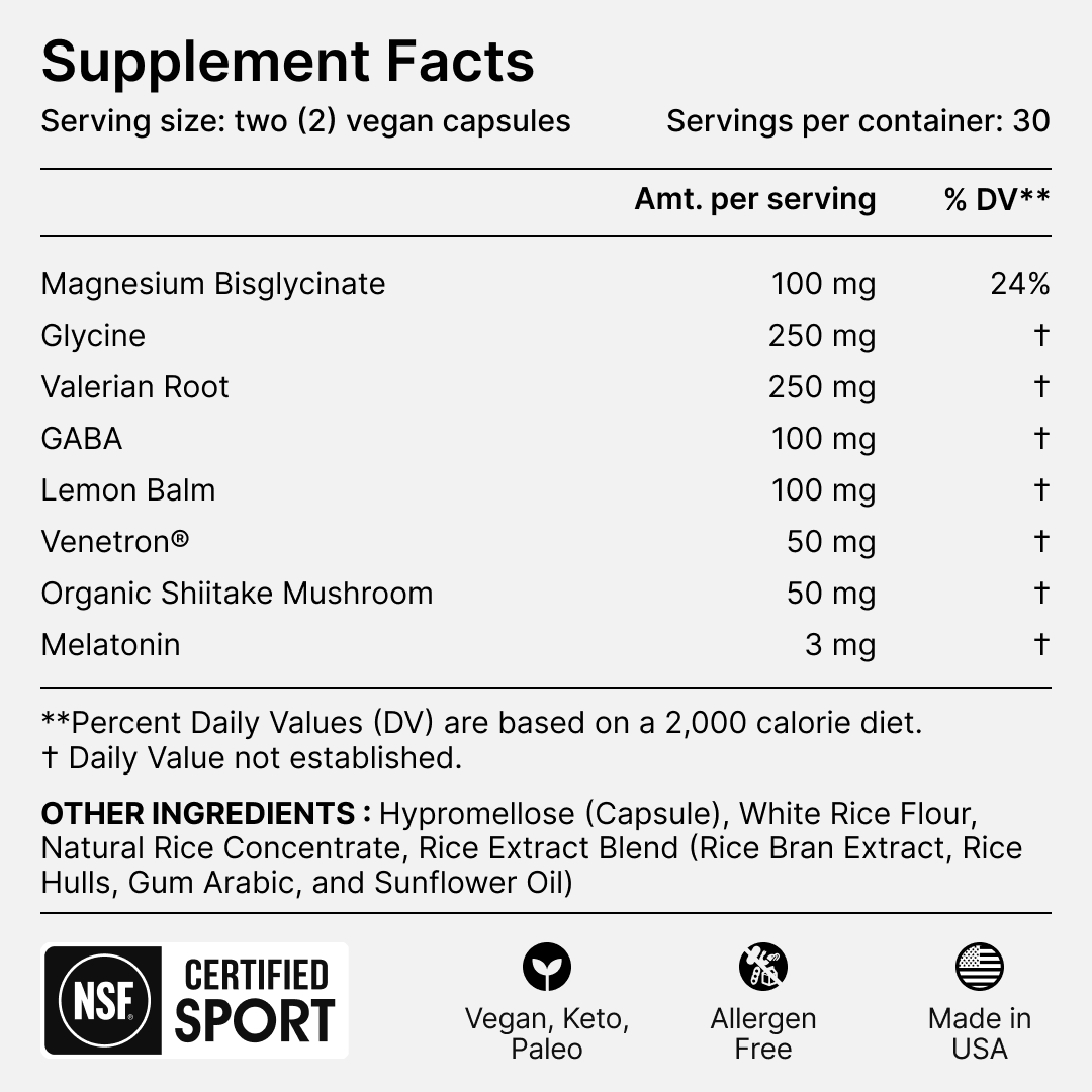 Dream: P.M. Nootropic & Sleep Aid for Recovery - Trending Wellness Store