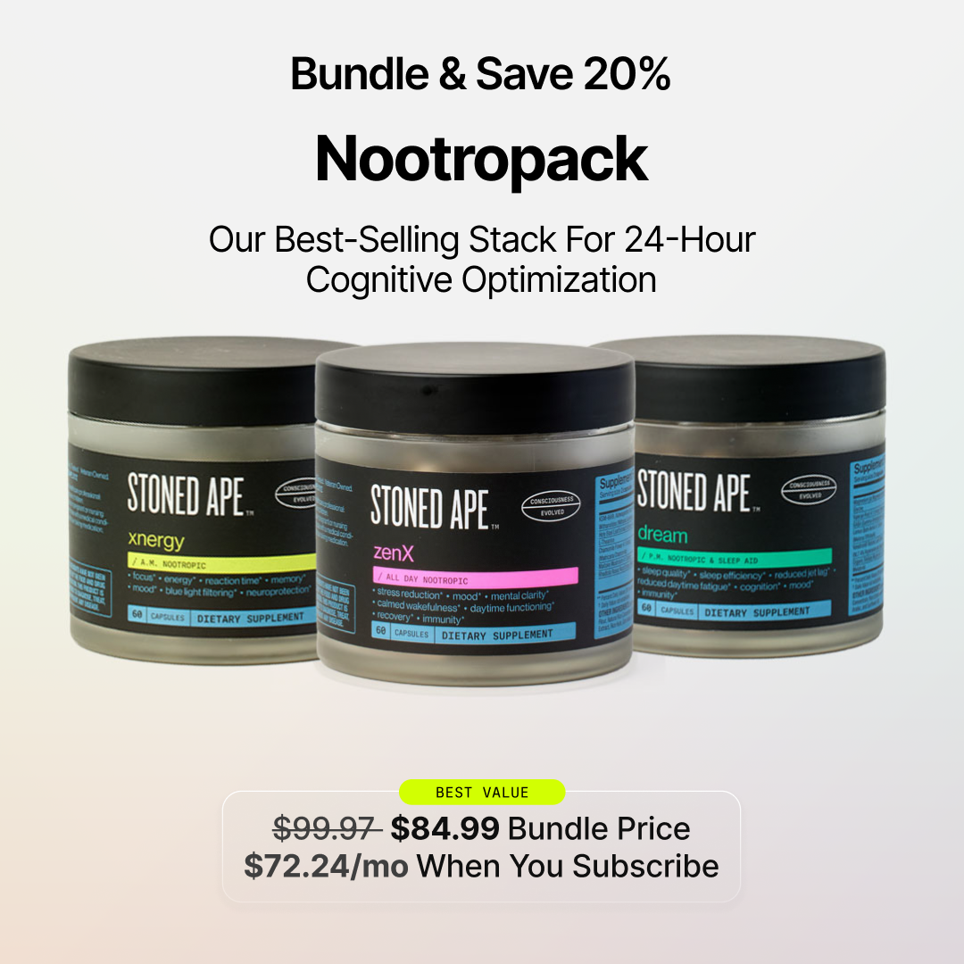 Xnergy: A.M. Nootropic for Calm Energy, Focus & Motivation - Trending Wellness Store