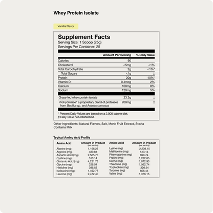 Grass-Fed Whey Protein Isolate Powder - Trending Wellness Store