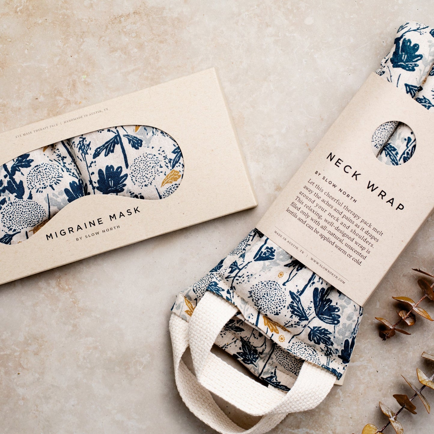 Eye Mask + Neck Wrap Bundle - Wander Field - Trending Wellness Store