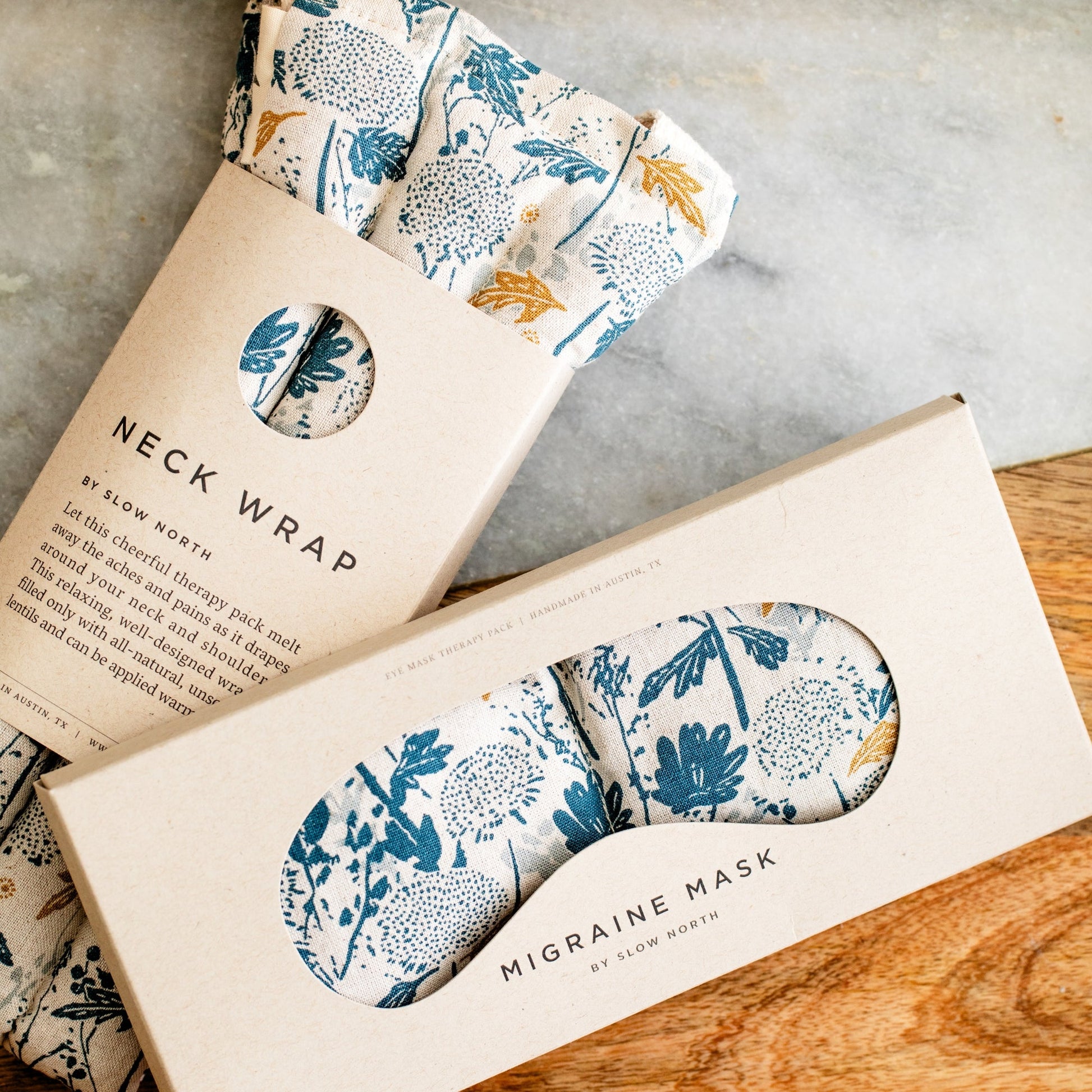 Eye Mask + Neck Wrap Bundle - Wander Field - Trending Wellness Store