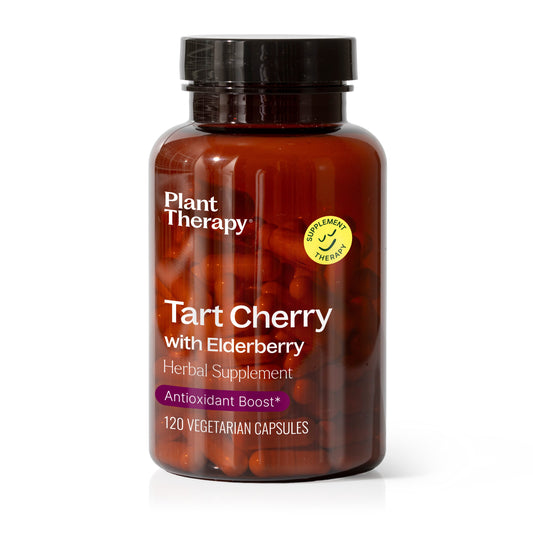 Tart Cherry with Elderberry Herbal Supplement - 120 Capsules - Trending Wellness Store