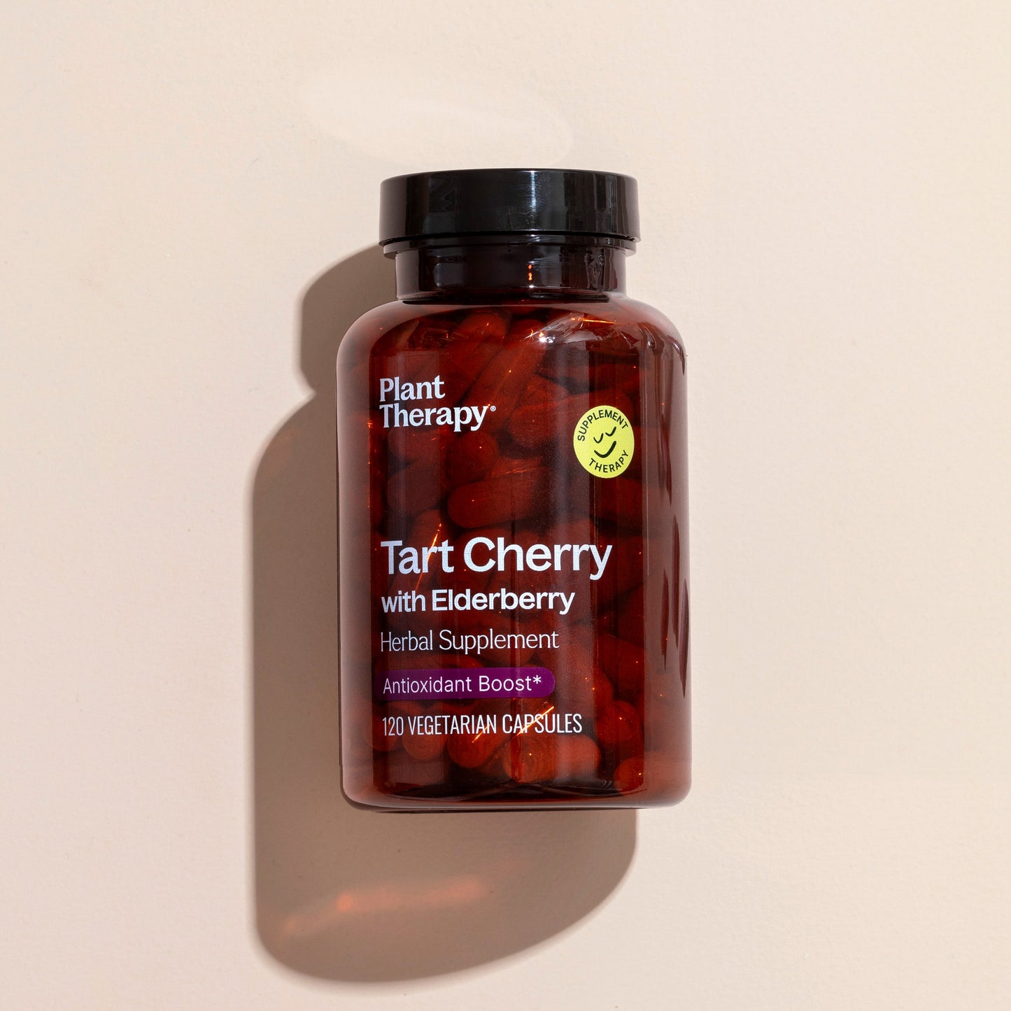 Tart Cherry with Elderberry Herbal Supplement - 120 Capsules - Trending Wellness Store
