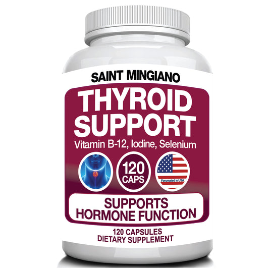 Thyroid Support Supplement with Iodine |120 Capsules to Help Body Mass & Improve Energy - Trending Wellness Store