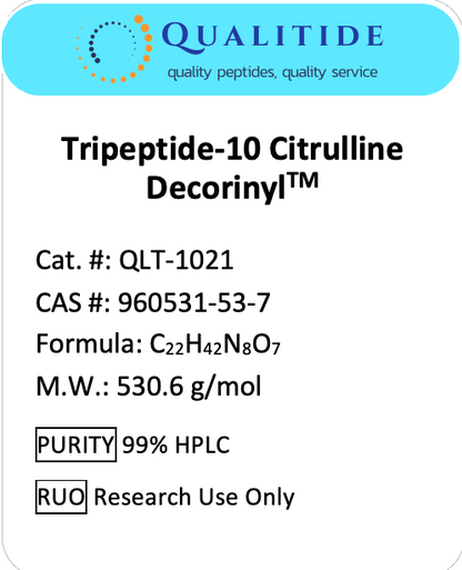 Tripeptide-10 Citrulline (Decorinyl®) - Trending Wellness Store