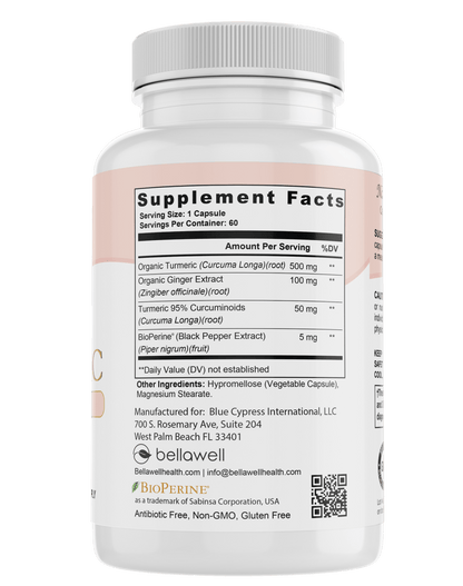 Turmeric & Ginger Formula - by Bellawell - Trending Wellness Store