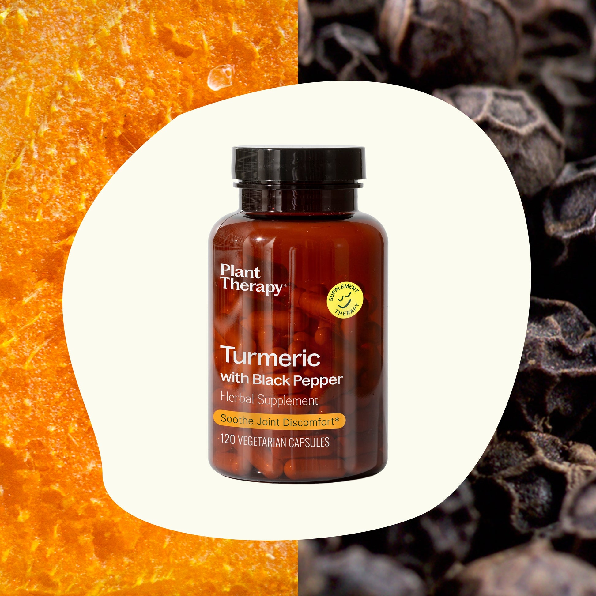 Turmeric with Black Pepper Herbal Supplement - 120 Capsules - Trending Wellness Store