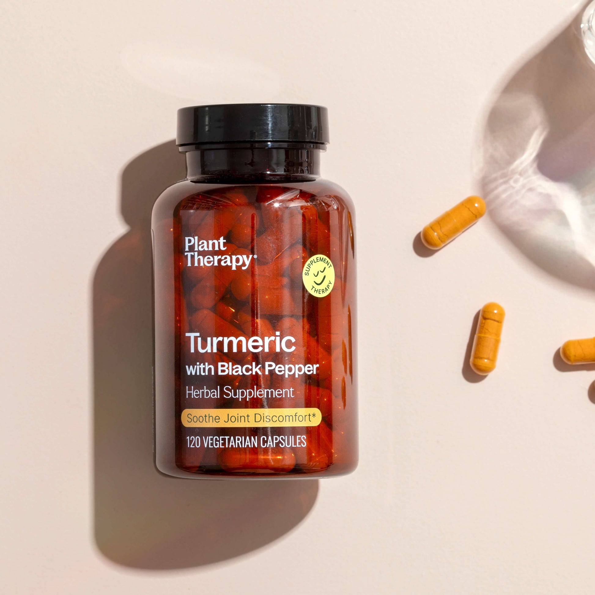 Turmeric with Black Pepper Herbal Supplement - 120 Capsules - Trending Wellness Store