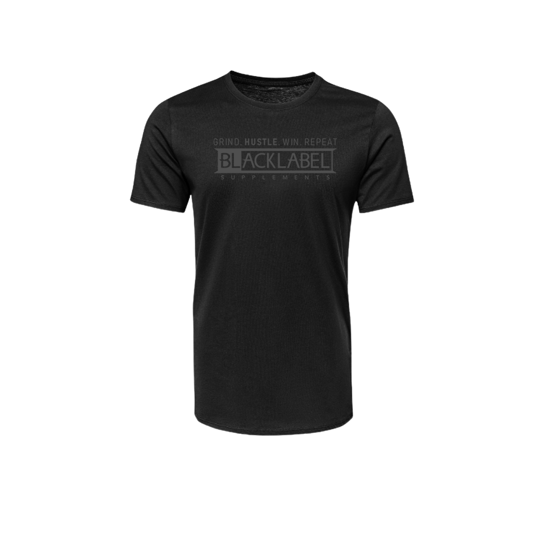 BLACKLABEL Black Logo T-Shirt - Trending Wellness Store
