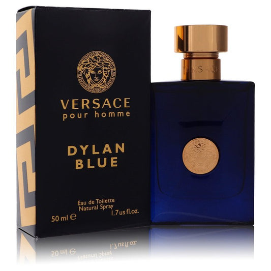 Versace Pour Homme Dylan Blue by Versace Eau De Toilette Spray 1.7 oz for Men - Trending Wellness Store