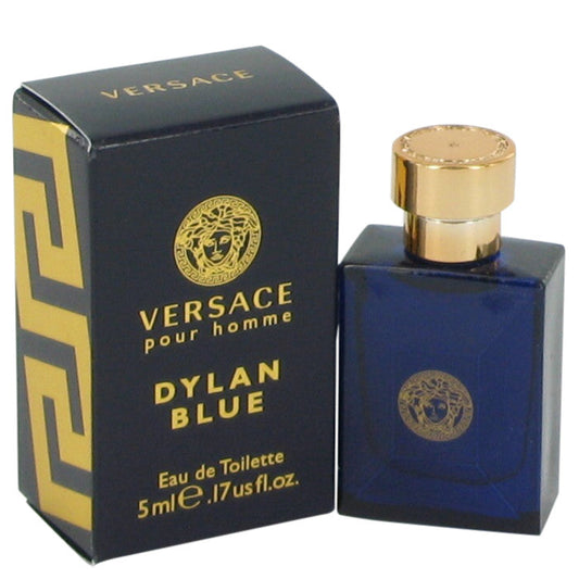 Versace Pour Homme Dylan Blue by Versace Mini EDT .17 oz for Men - Trending Wellness Store