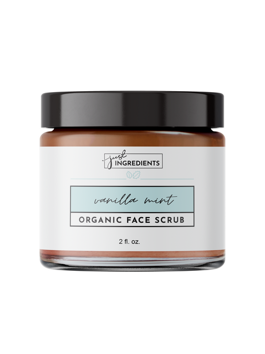 Vanilla Mint Organic Face Scrub - Trending Wellness Store
