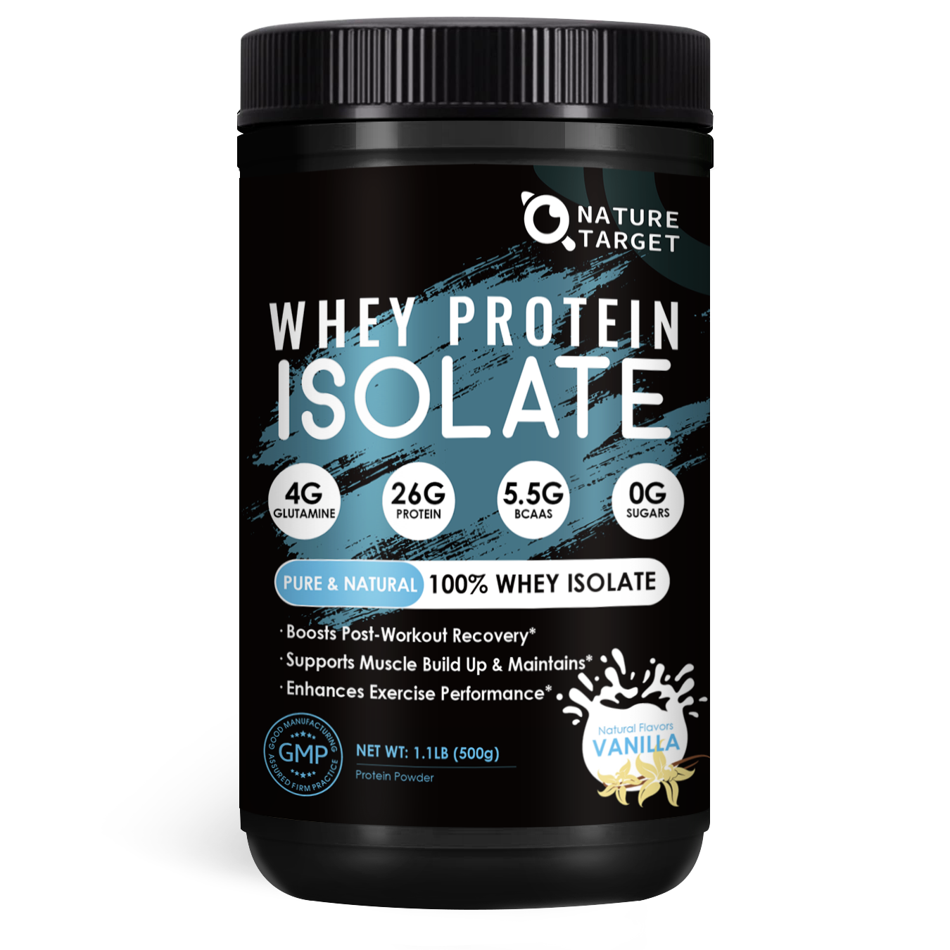 Vanilla Protein Powder, Whey Protein Isolate, 26G Protein/Serving, 1.1LB - Trending Wellness Store