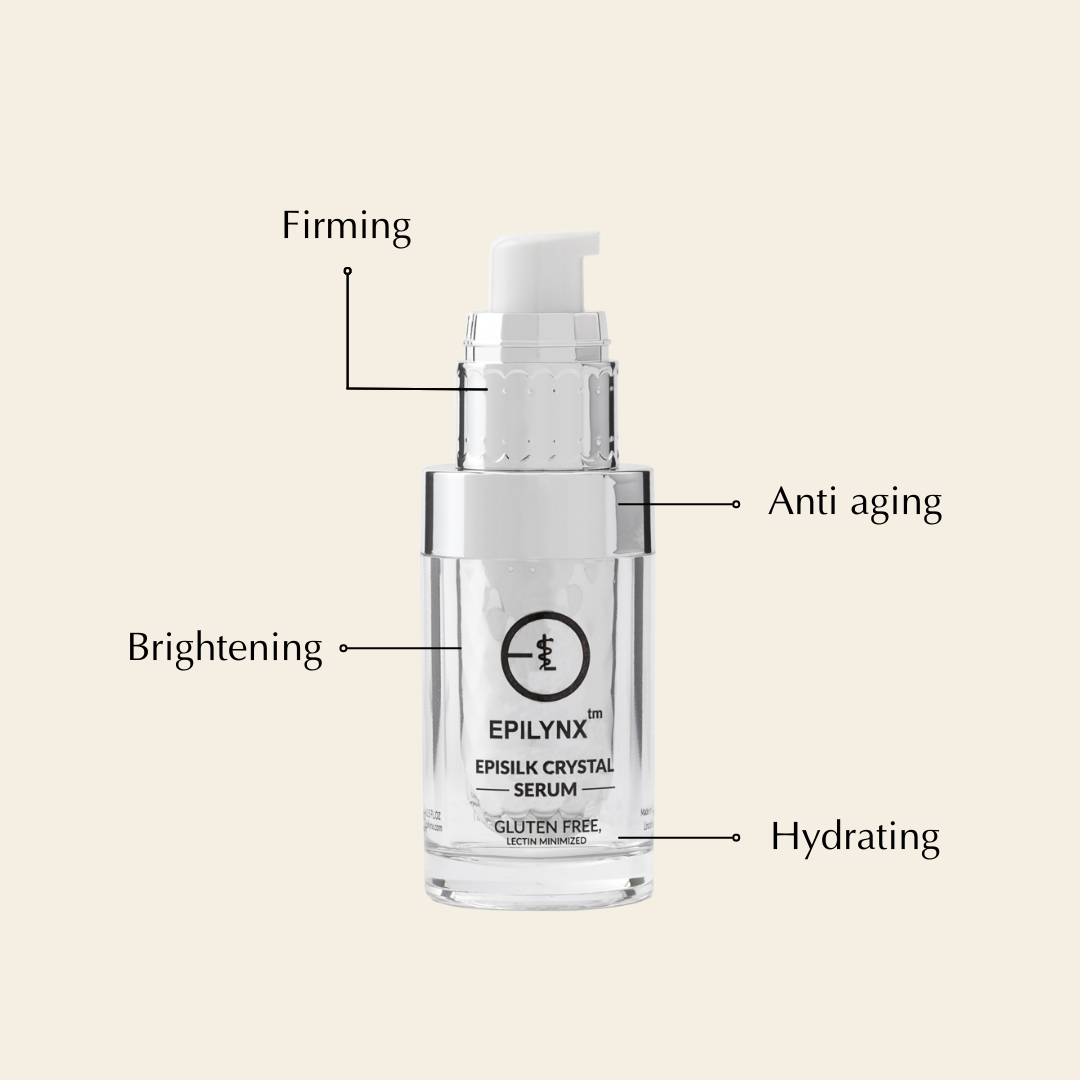 Vegan EpiSilk, Crystal Wrinkle Smoothing Face Serum - Intense Brightening and Firming Wrinkle Fix for Sensitive Skin - Trending Wellness Store