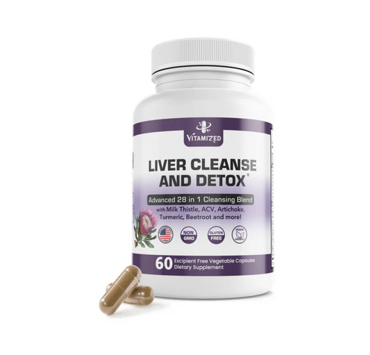 Liver Cleanse and Detox Formula - Milk Thistle, Artichoke Extract, Dandelion, and Apple Cider Vinegar - Liver Health Supplement - Trending Wellness Store