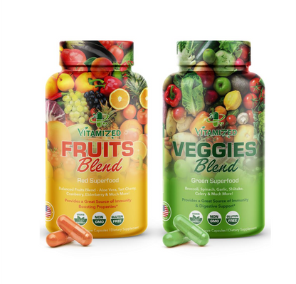 Superfood Fruits and Veggie Capsules - Overall Health and Energy - For Men and Women - Trending Wellness Store