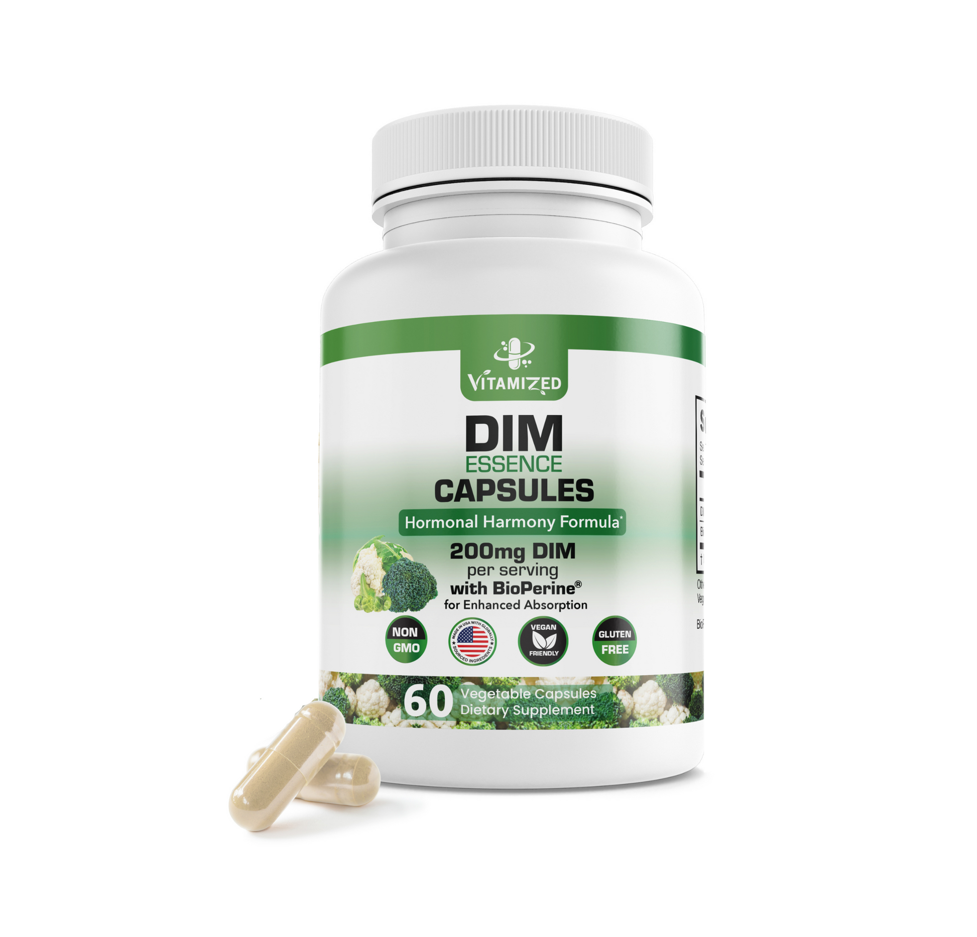 DIM Estrogen Supplement - Hormone Balance, Skin Health, and Menopause Support | Vitamized - Trending Wellness Store