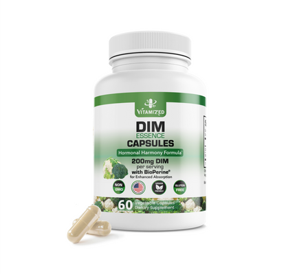 DIM Estrogen Supplement - Hormone Balance, Skin Health, and Menopause Support | Vitamized - Trending Wellness Store