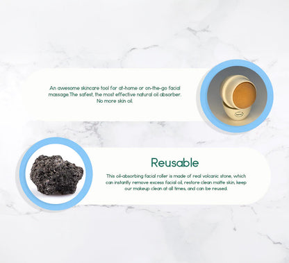 Volcanic Stone Oil-Absorbing Face Roller - Trending Wellness Store
