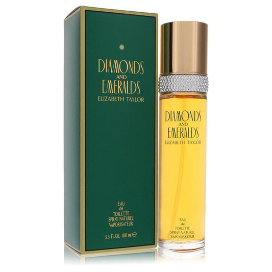 Diamonds & Emeralds by Elizabeth Taylor Eau De Toilette Spray 3.3 oz for Women - Trending Wellness Store