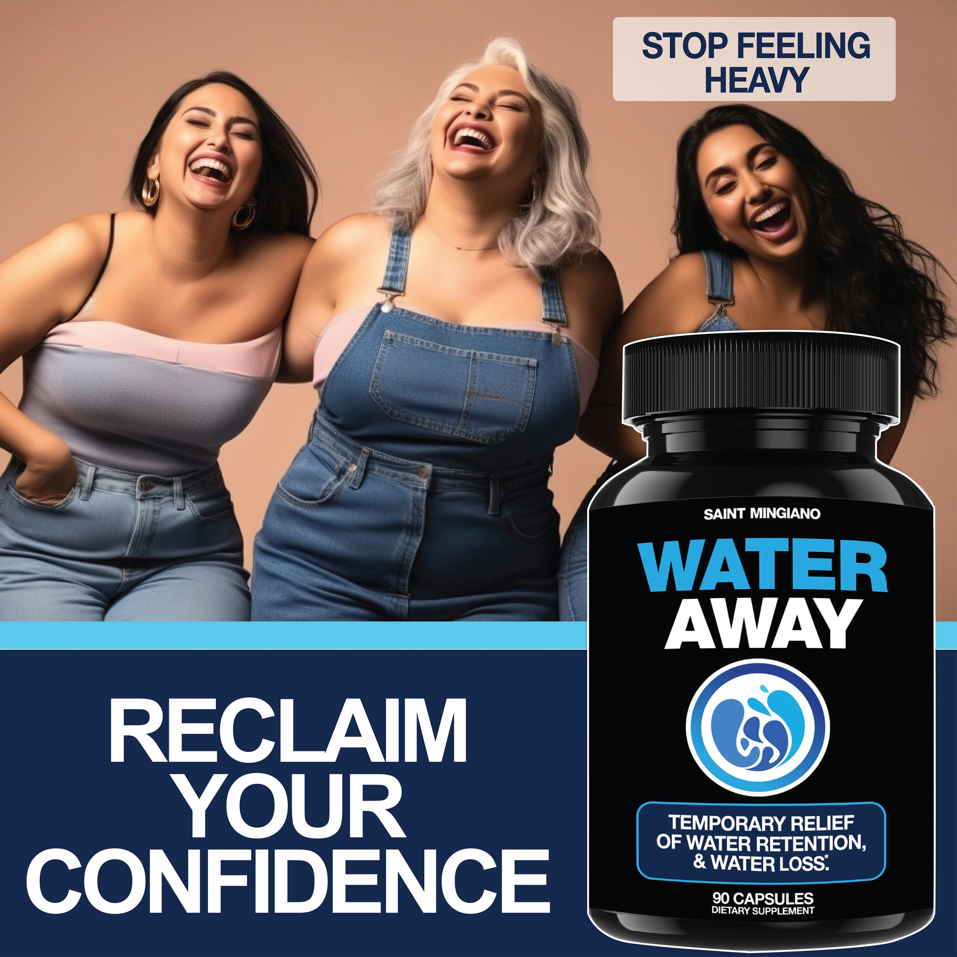 Water Away - Water Retention and Flushing, Aids in Water Relief & Water Loss - Trending Wellness Store