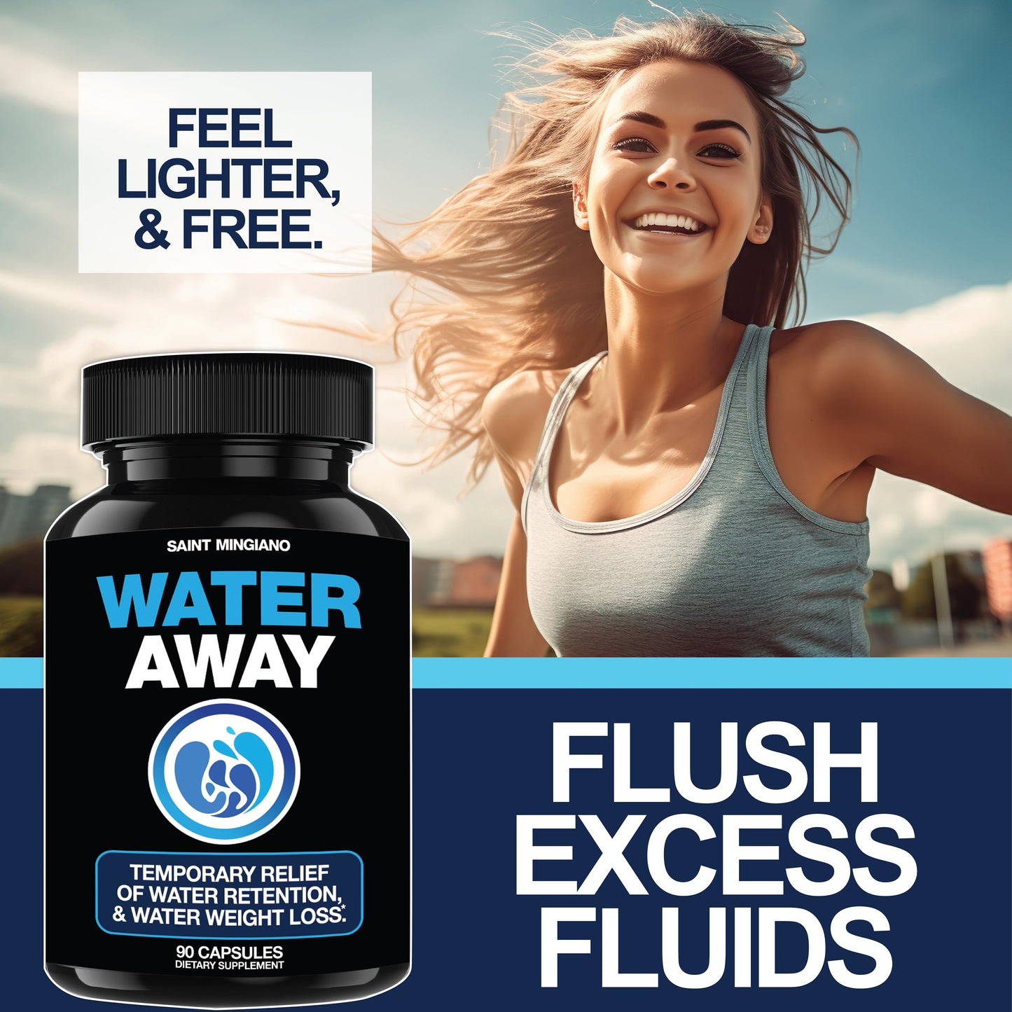 Water Away - Water Retention and Flushing, Aids in Water Relief & Water Loss - Trending Wellness Store