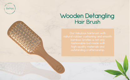 Wooden Detangling Hair Brush - Trending Wellness Store
