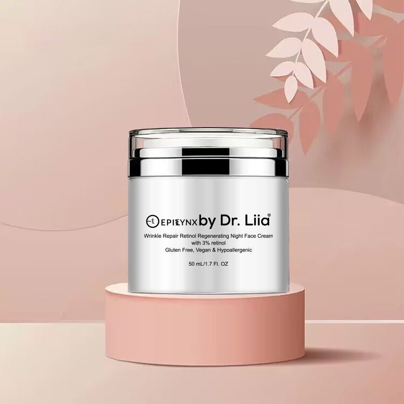 Wrinkle Repair Retinol Regenerating Night Face Cream with 3% Retinol - Trending Wellness Store