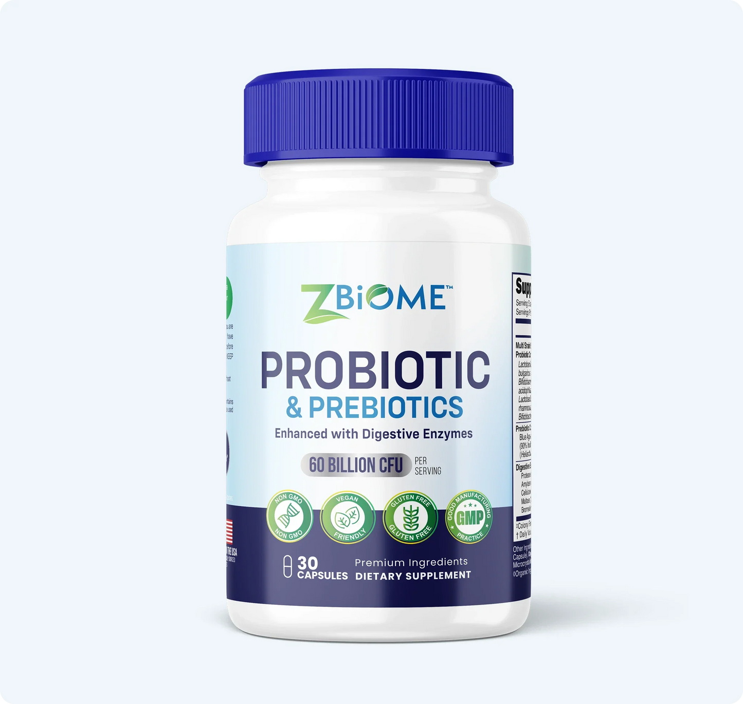 ZBIOME Probiotic + Prebiotic + Digestive Enzymes - Trending Wellness Store