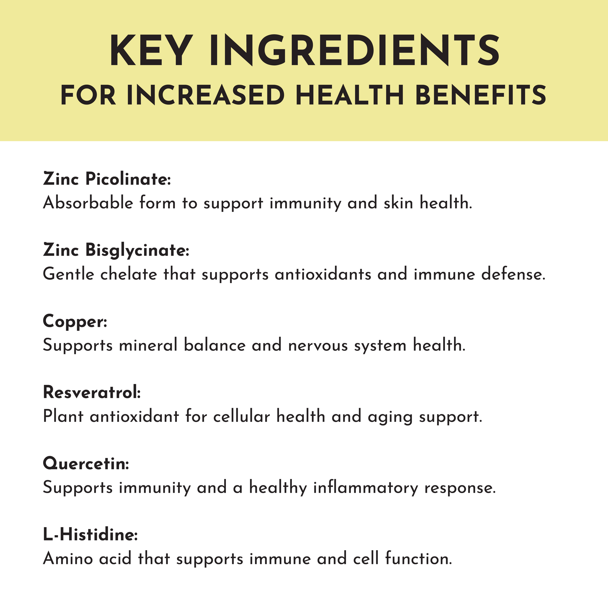 Zinc Complex - Trending Wellness Store