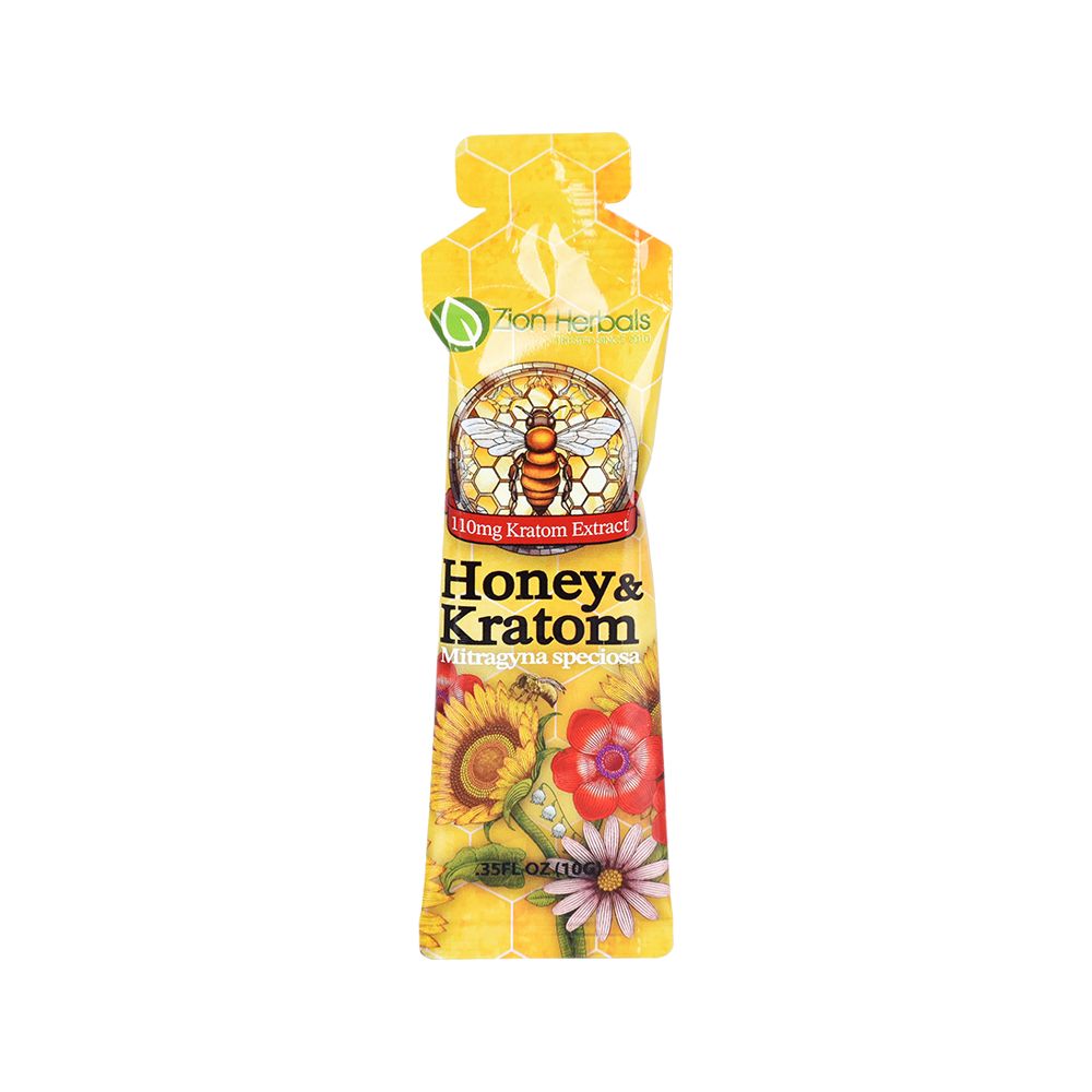 Zion Herbals Honey & Kratom Packet - 10g 12ct - Trending Wellness Store
