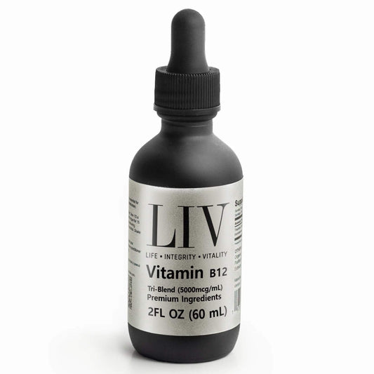 Vitamin B12 Tri-Blend Liquid Energy Booster (5000mcg, 60 servings) - Trending Wellness Store