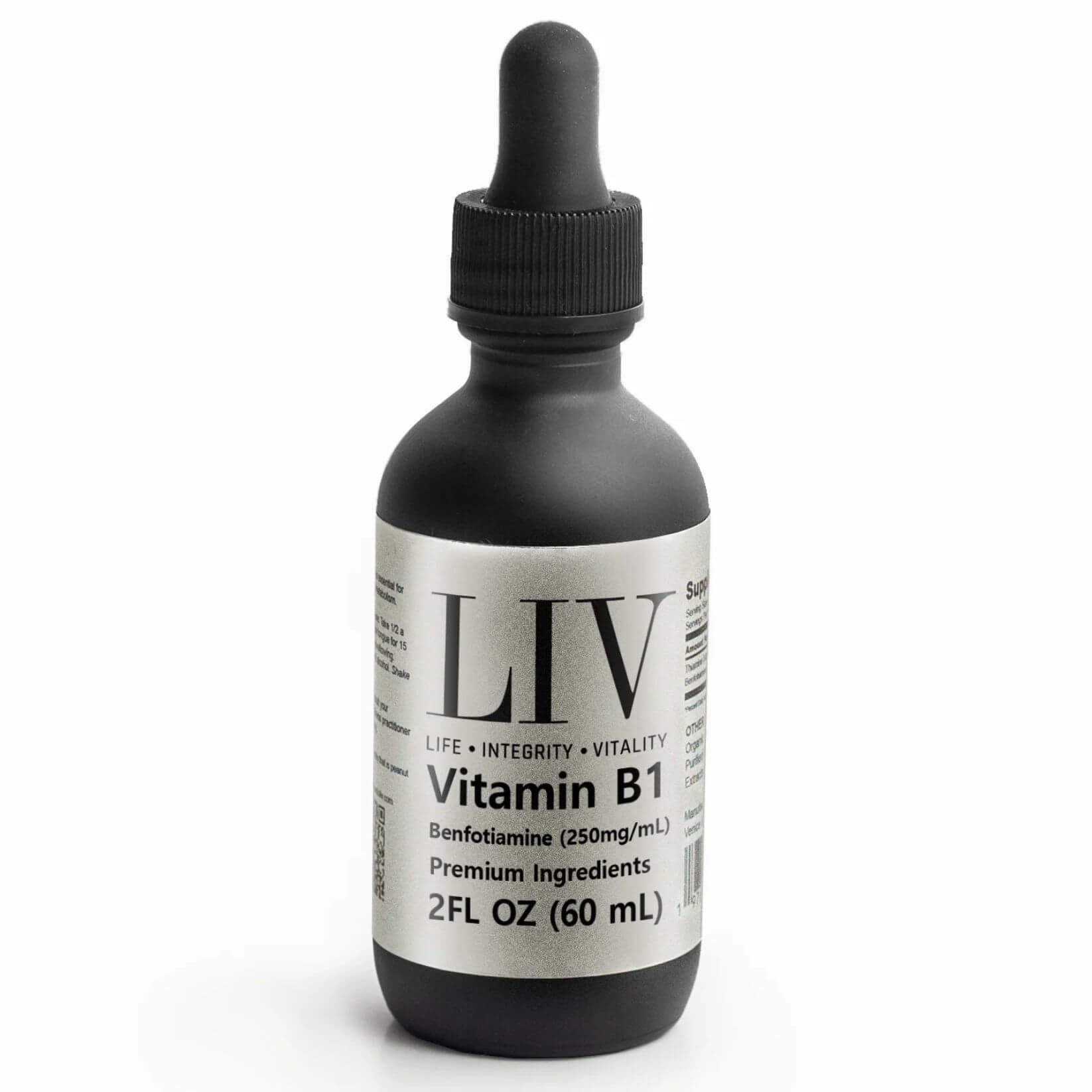 Vitamin B1 Thiamine Liquid Metabolic Booster (Benfotiamine 250mg, 60 servings) - Trending Wellness Store