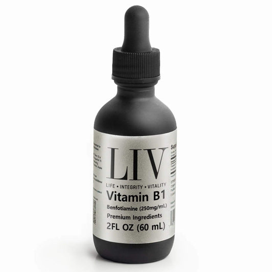 Vitamin B1 Thiamine Liquid Metabolic Booster (Benfotiamine 250mg, 60 servings) - Trending Wellness Store