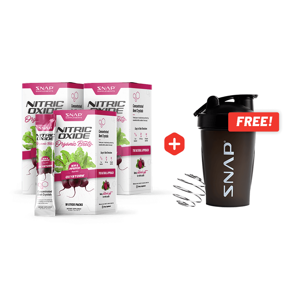 Nitric Oxide Organic Beets Single-Serve Packs Stack - Trending Wellness Store