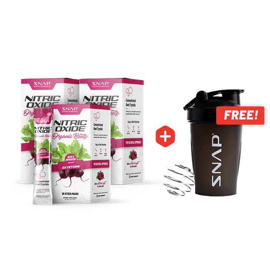 Nitric Oxide Organic Beets Single-Serve Packs Stack - Trending Wellness Store