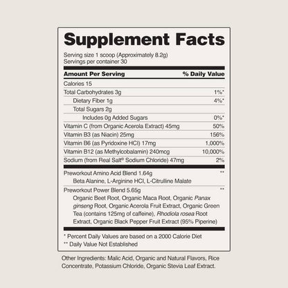 Nitric Oxide Organic Beets Pre-Workout - Trending Wellness Store