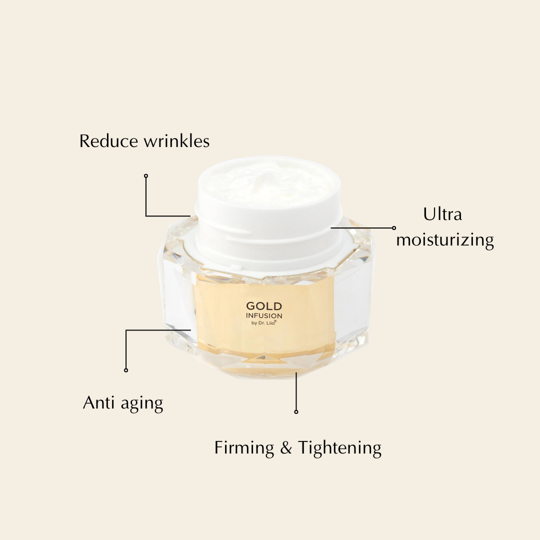 Gold Peptide Moisturizer with Niacinamide and Ceramide - Trending Wellness Store